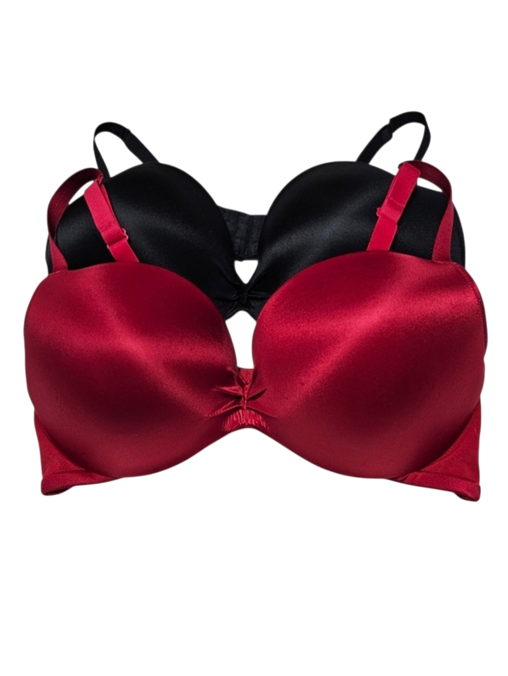 Cacique Set of Two Bra Black/Red 40 DD